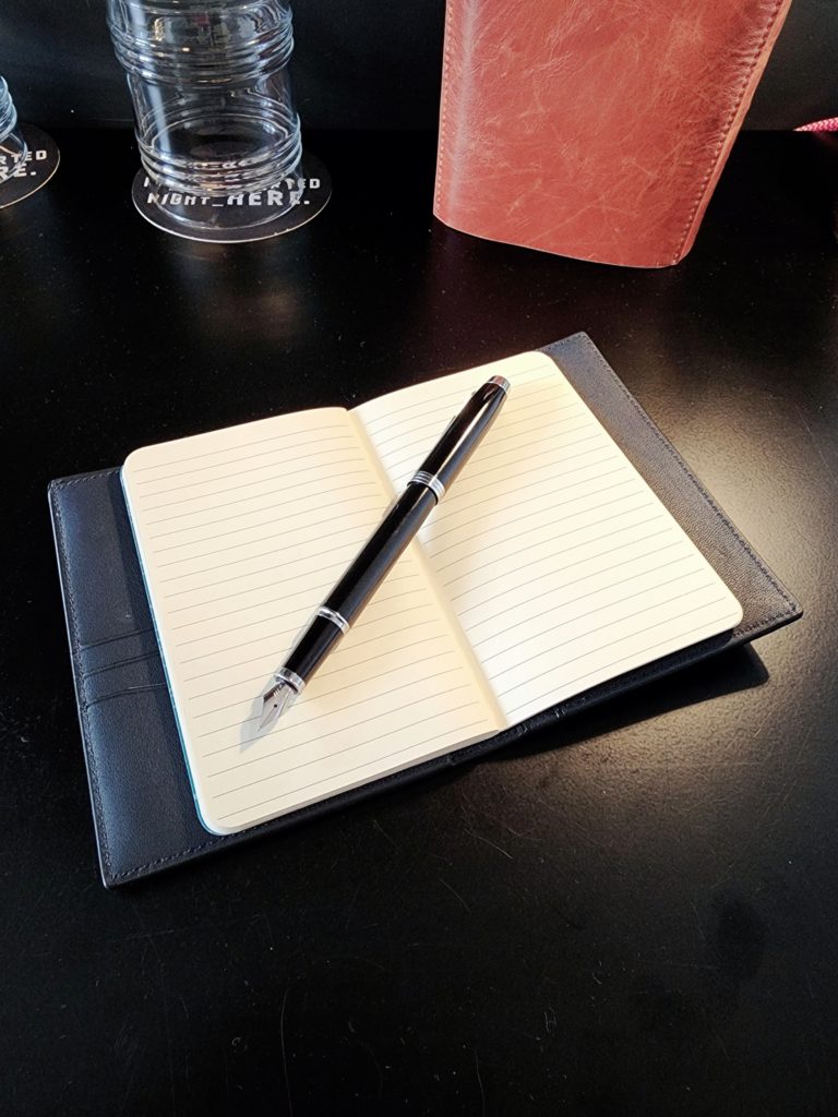Fountain Pen and Notebook